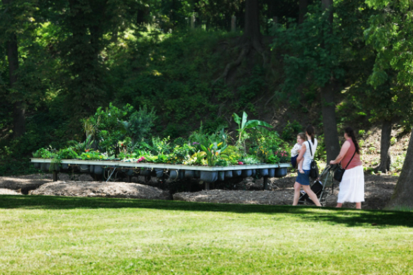 Clemens Waldhart Pavillon Paradiesgarten zur r2017 Reformationsjubila776um in Lutherstadt Wittenberg