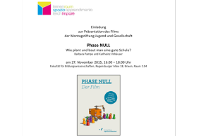 Studientag LERNEN UND RAUM ENTWICKELN 