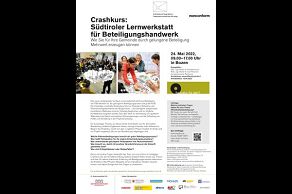 Lernwerkstatt für Bürgerbeteiligung der Architekturstiftung Südtirol für Gemeinden, Techniker und Interessierte