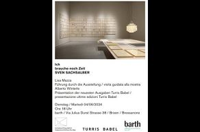 Ich brauche noch Zeit SVEN SACHSALBER 