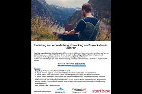 We suggest... Coworking und Coworkation in Südtirol