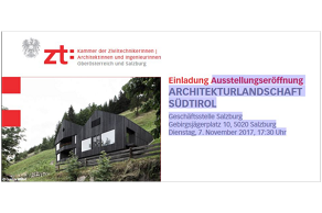 we suggest... zt: Kammer der ZiviltechnikerInnen |  ArchitektInnen und IngenieurInnen Oberösterreich und Salzburg