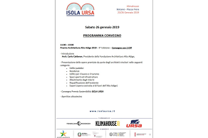 Klimahouse 2019 & Architekturstiftung Südtirol: Isola Ursa 