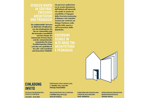 SCHULEN BAUEN IN SÜDTIROL ZWISCHEN ARCHITEKTUR UND PÄDAGOGIK