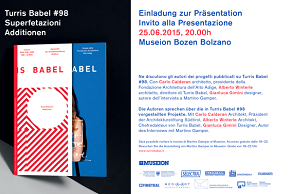 Einladung zur Präsentation Turris Babel 98