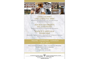 Tagung GESELLSCHAFT UND GEBAUTES ERBE DENKMALSCHUTZBINDUNG UND DENKMALPFLEGE IM REGIONALEN VERGLEICH