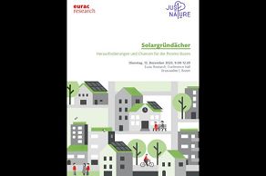 Solargründächer. Herausforderungen und Chancen für die Provinz Bozen