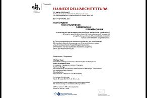 inarch: I LUNEDÌ DELL’ARCHITETTURA