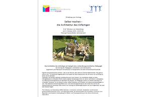 Selber machen -  die Architektur des Unfertigen