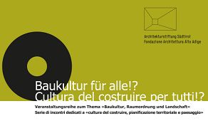 „Baukultur für alle!?“ 6. Abend ONLINE